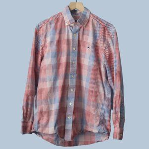 Men's Vineyard Vines Plaid Whale Button-Down Shirt